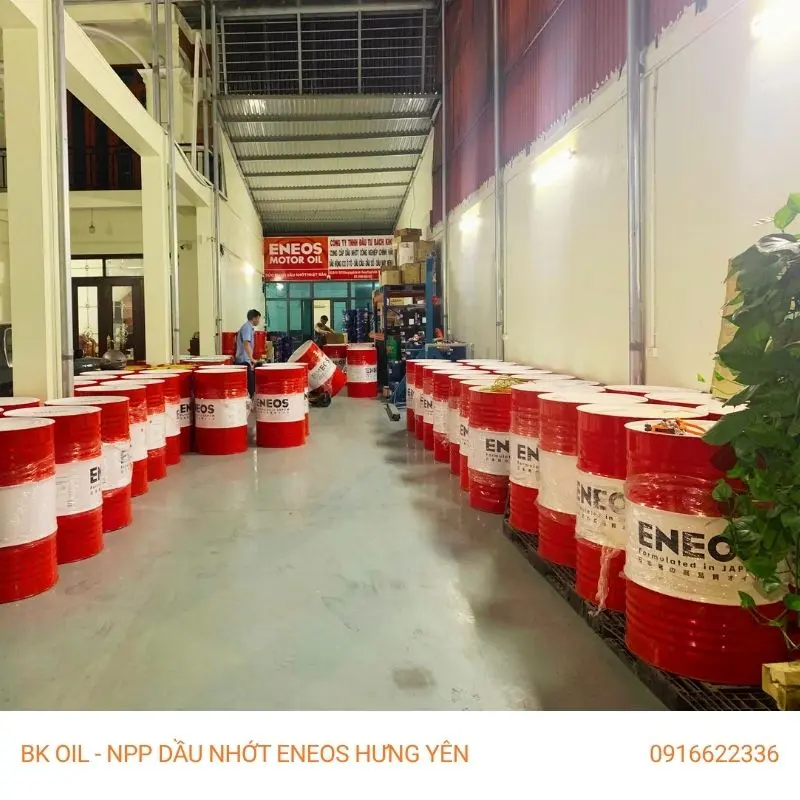 Toàn cảnh kho hàng dầu nhớt BK OIL tại Hưng Yên cập nhật năm 2025.