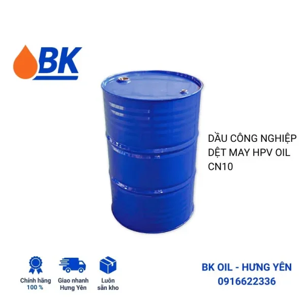 Phuy dầu máy may CN10 hãng HP chính hãng tại BK OIL Hưng Yên