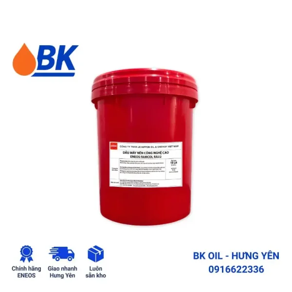Dầu máy nén khí ENEOS FAIRCOL RA32 chính hãng BK OIL Phường Yên Mỹ
