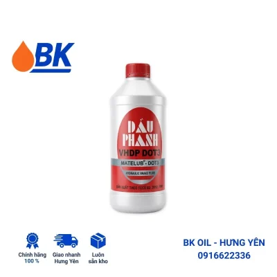 Dầu phanh DOT3 VHDP chính hãng BK OIL Phường Đường Hào