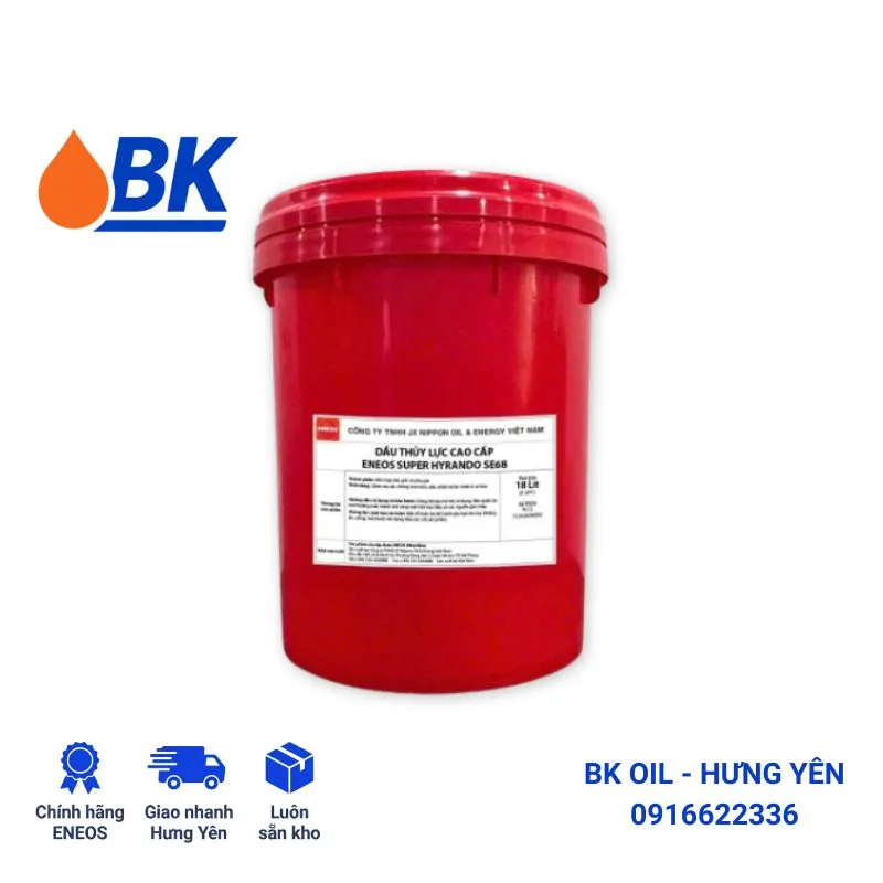 dau-thuy-luc-eneos-super-hyrando-se-bk-oil-hung-yen Dầu thủy lực ENEOS Super Hyrando SE chính hãng BK OIL Phường Đường Hào