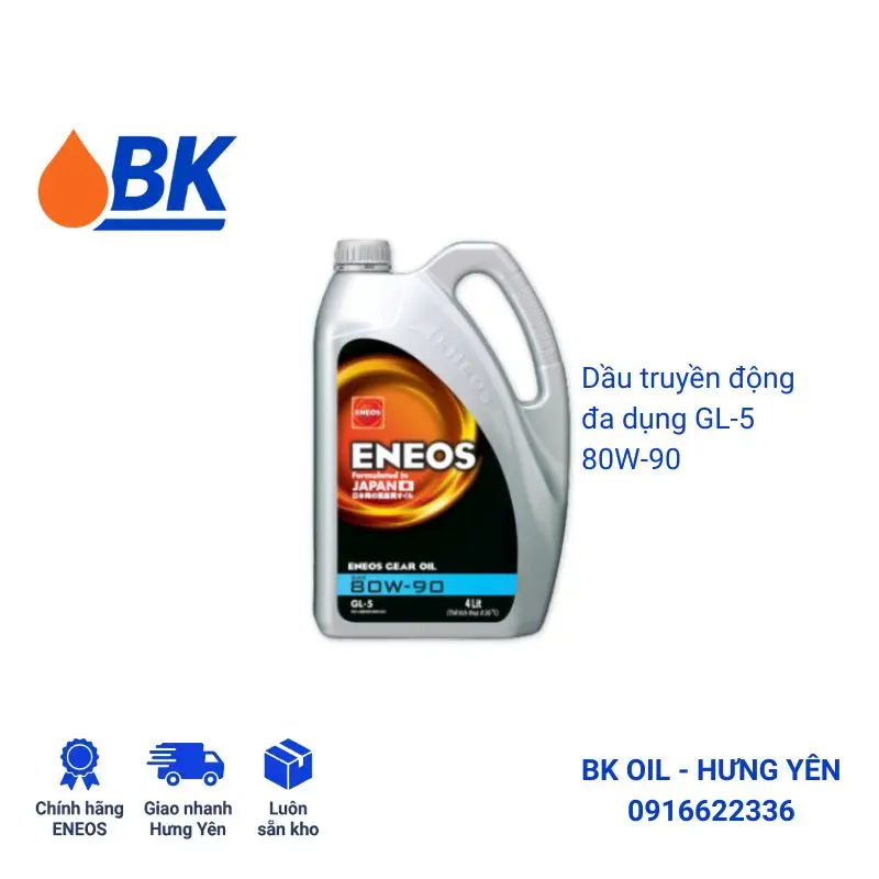dau-nhot-eneos-80w90-bk-oil-hung-yen Dầu nhớt ENEOS 80W90 chính hãng BK OIL Phường Đường Hào